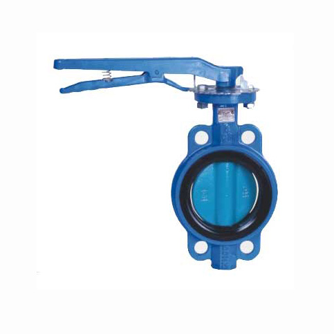 Pinless epoxy coated wafer butterfly valve